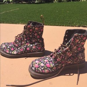 Floral Doc Martens